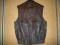 KAMIZELKA SKÓRZANA    50 /M     BRĄZOWA