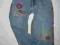 DISNEY PIXAR spodnie JEANS Z NASZYWKAMI R.110