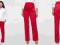 1AK1781 Spodnie ciążowe 48 materiał red 968199