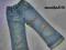NEXT__przecierane jasne spodnie jeansy manszet 110