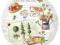 Porcelanowy talerzyk deserowy Gardening
