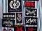 przypinki naszywki rock metal slayer slipknot