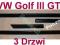 listwa drzwi Golf III 3 D GTI rant przod tyl tylna