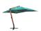 parasol ogrodowy XXL 4x3 , zielony , drewno 3x4