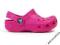 Różowe buciki firmy Crocs. Rozmiar 26.