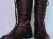 Glany kozaki MOLT'S 37 38 skóra 14 wiązania botki