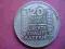 20 FRANCS 1938 SREBRO