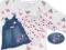 KOMPLET BABALUNO BODY + SUKIENKA NEWBORN