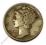 ONE DIME MERCURY 1945 S  AG !! SPRAWDZ INNE AUKCJE