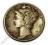 ONE DIME MERCURY 1944  AG !! SPRAWDZ INNE AUKCJE