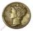ONE DIME MERCURY 1940 AG !! SPRAWDZ INNE AUKCJE