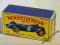 Matchbox B.R.M. Racing Car No 52-pudełko
