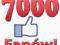 7000 Fanów + 1000 GRATIS! Fani, Lubię To, MEGA!