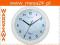 Zegar ścienny analogowy radiowy DCF 25 cm x 3,8 cm