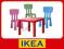 IKEA STOLIK LACK +KRZESEŁKO MAMMUT! 6 SWIEC GRATIS