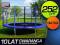 TRAMPOLINA Z SIATKĄ 252cm NEOSPORT DLA DZIECKA 2w1