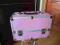 Kuferek kosmetyczny różowy, na biżuterię