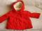 Płaszczyk F&amp;F śliczna czerwień (r.74) POLECAM!