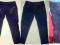 legginsy 110 cieniutki jeans jak nowe cekiny