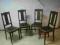 KOMPLET KRZESEŁ DREWNIANYCH