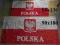 FLAGA POLSKA Polski 68X136 na drzewiec świeta