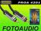 Kabel Stereo 2xRCA PROFIGOLD PROA 4201 - 1m KURIER