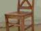 KRZESŁA DREWNIANE KRATKA-KRZYZYK SOSNOWE-PRODUCENT