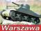 czołg 1/16 Sherman strzela i dymi - Warszawa