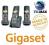 TELEFON Bezprzewodowy Gigaset A220A - 3 słuchawki