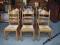 A-C  Masywny  Zestaw  6  Krzeseł  Dębowych