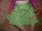 ZWIEWNA SPÓDNICZKA W KRATECZKĘ 2-3 LATKA 92-98