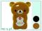 Etui iPhone 5 5s | Rilakkuma Duża case pokrowiec