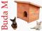 Buda M dla psa lub kota ocieplana zdejmowany dach