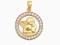 Złoty medalik aniołek pr.585 14k Komunia Chrzest 3