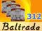 Baterie słuchowe  - 312 - RAYOVAC EXTRA sztuk: 36