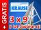 Drabiny drabina aluminiowa 3x9 KRAUSE + GRATIS