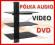 Półka audio video DVD hartowane szkło NOWOŚĆ!