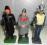Żołnierzyki, figurki, duże 3szt MINIATURY WOJSK