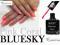 *** Bluesky Shellac Coral Pink neon łososiowy A74