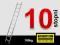 drabiny drabina domowa 1x10 stopni stopniowa tgdj