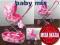 WÓZEK LALKOWY 2w1 DLA LALEK BABY MIX 9391 ŚLICZNY