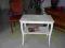 Stolik drewniany_ biały_shabby chic_prowansja