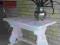 Ława_stolik drewniany_ biały_shabby chic_prowansja