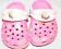 crocs oryginalne 22 rozowe