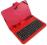 ART ETUI POKROWIEC z KLAWIATURĄ  DO TABLETU 7 red