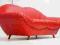 RED LIPS SOFA, MODERN DESIGN, 60/70