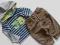 TU__BLUZKA W PASKI +SPODENKI DRESOWE 12-18M