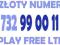 732 99 00 11 * ZŁOTY NUMER PLAY * FREE LTE * BCM