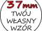 Przypinki Znaczki Badziki Piny wzór własny 37mm