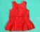EARLY DAYS czerwona sukienka bawełna r.80/86